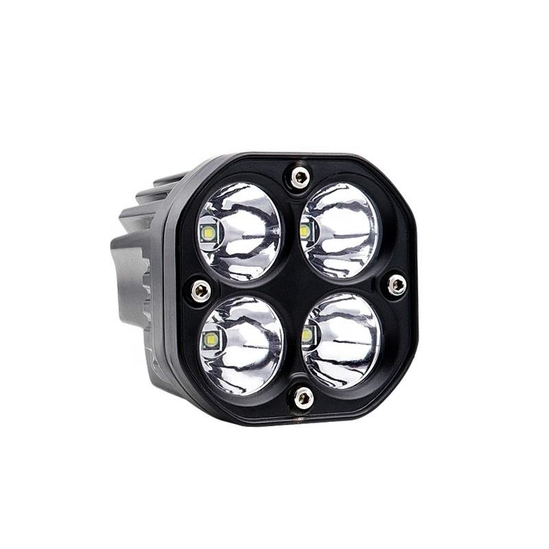 White Amber DRL Spot Driving Beam Car Spotlight 4 Inch Truck Offroad 4x4 Led Pod Light for Jeep